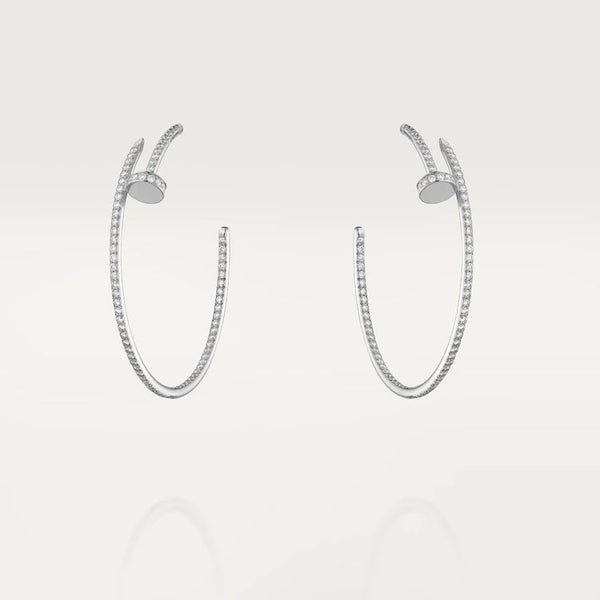 ˇSirae GemˇJUSTE EARRINGS FULL DIAMONDS 1.8MM
